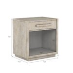 Small Single Drawer Nightstand Dimensions