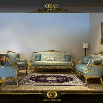 4pcs Handmade Cesar Green Sofa set