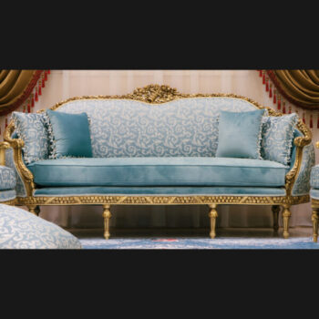 Handmade Moonlight Blue Sofa