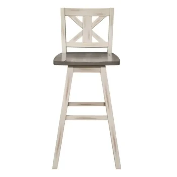 White Pub Counter Height Chair