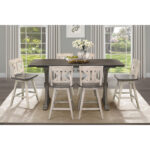 Amsonia Collection Swivel X back Counter Height Chair By Homelegance - Image 2