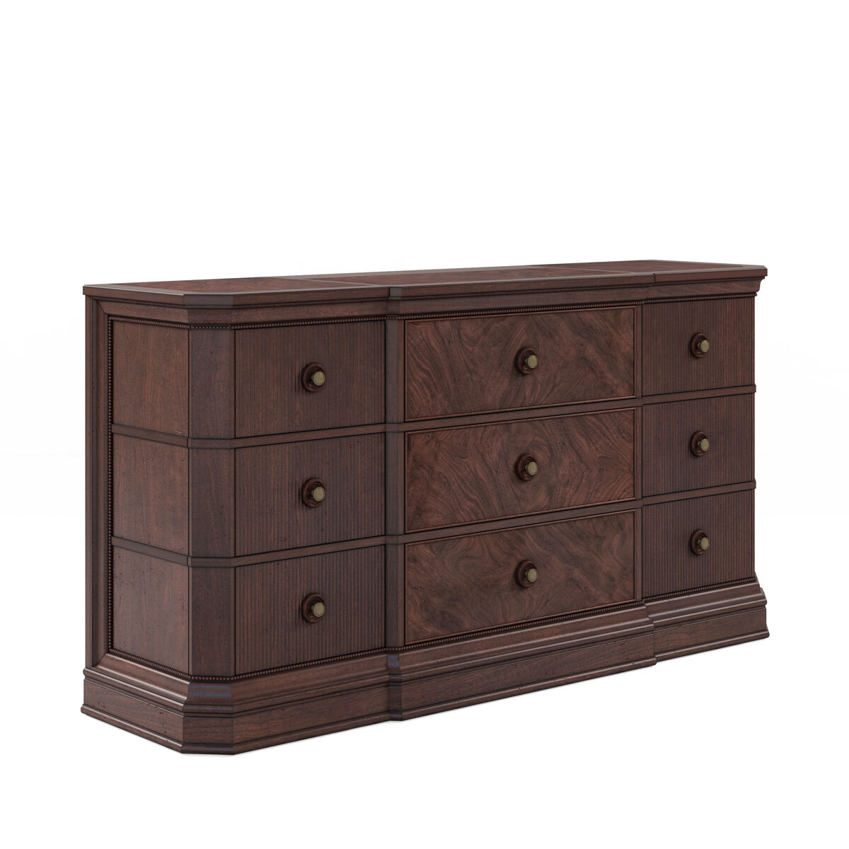 Revival Mahogany Dresser By Art Furniture | Mobilia Cleopatra 3 Dresser