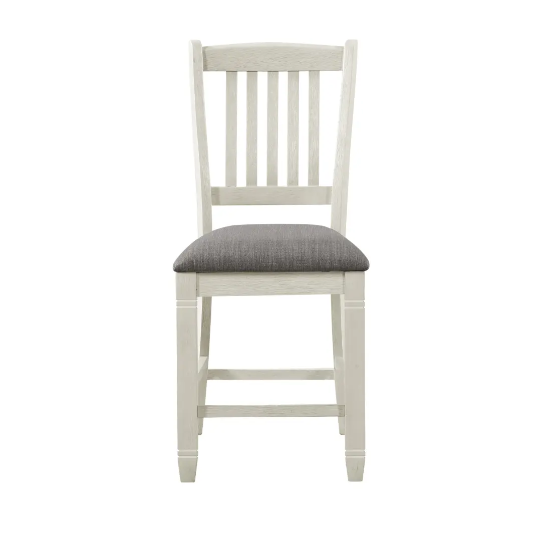 Antique White Granby Collection Counter Height Chair Set Of 2 By Homelegance | Mobilia Cleopatra 3 Antique White Granby Collection Counter Height Chair Set Of 2 By Homelegance - Image 1