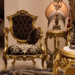 4Pcs Handmade Norco Brown Gold Sofa Set - Image 2
