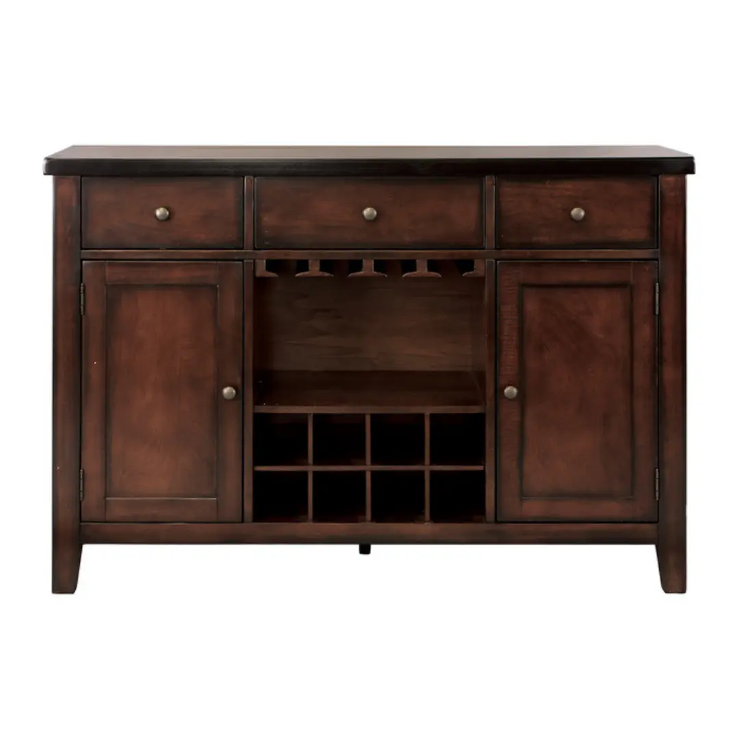 Cherry Mantello Collection Server By Homelegance | Mobilia Cleopatra 3 Cherry Mantello Collection Server By Homelegance - Image 1