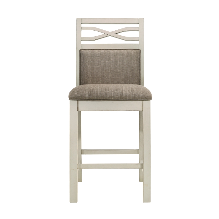 Gray Maribelle Collection Counter Height Chair By Homelegance | Mobilia Cleopatra 3 Maribelle-Collection