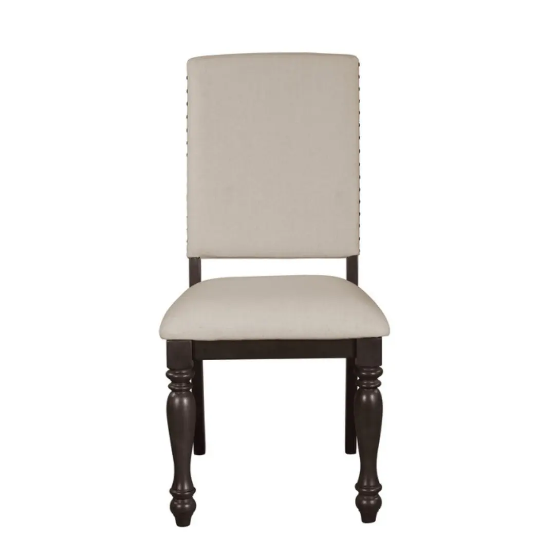 Begonia Grayish Brown Side Chair Set Of 2 By Homelegance | Mobilia Cleopatra 3 Grayish brown Side Chair