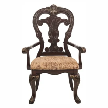 Gold Tipping Arm Chair