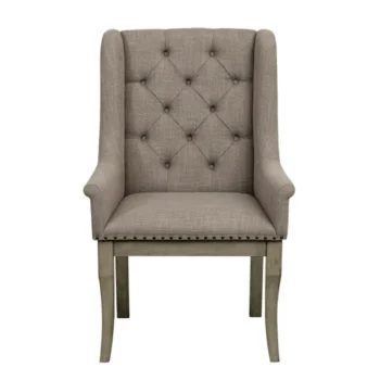 Gray Cashmere Arm Chair