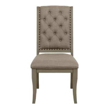 Gray Cashmere Side Chair