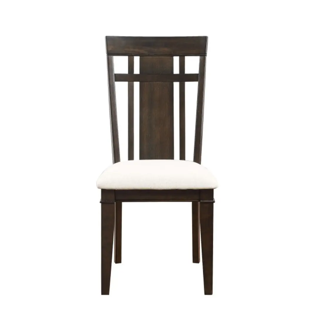 Dark Brown Makah Collection Side Chair Set Of 2 By Homelegance | Mobilia Cleopatra 3 Dark brown Makah Collection Side Chair Set Of 2 By Homelegance - Image 1