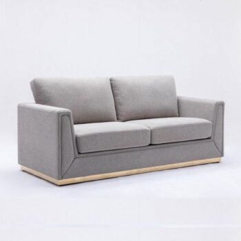 Gray Linen Sofa