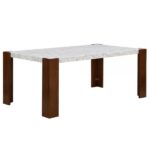 Dining Table With Engineering Stone Top