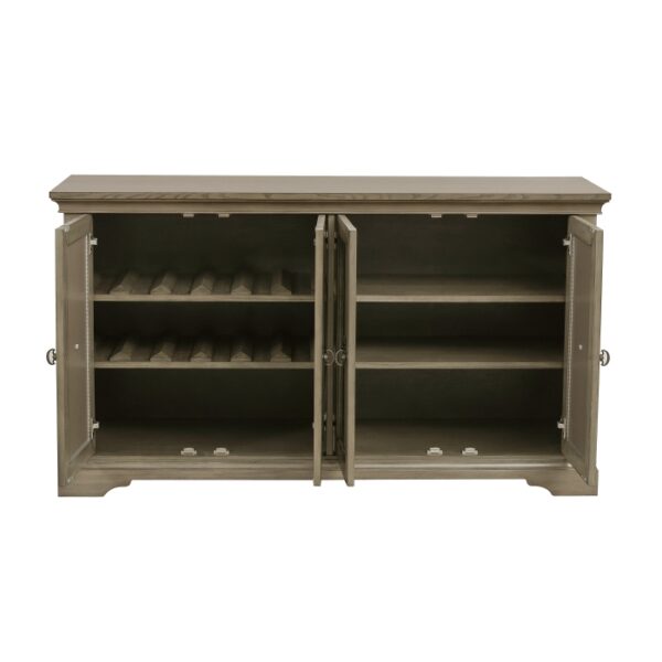 Gray cashmere finish Vermillion Collection Server By Homelegance - Image 3