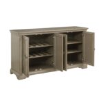 Gray cashmere finish Vermillion Collection Server By Homelegance - Image 4