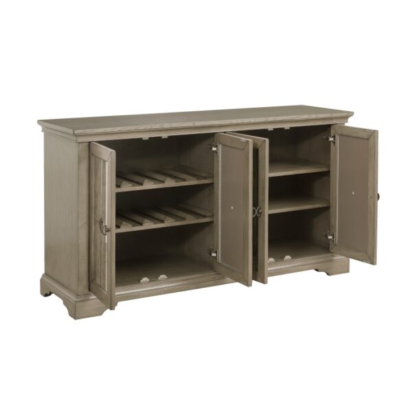 Gray cashmere finish Vermillion Collection Server By Homelegance - Image 4