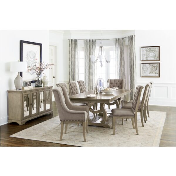 Gray cashmere finish Vermillion Collection Server By Homelegance - Image 5