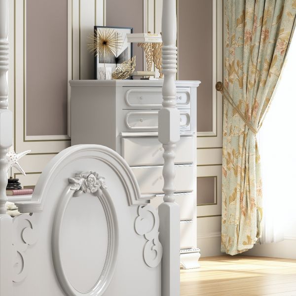 Gray Flora Chest Bd02208 By Acme | Mobilia Cleopatra 3 Gray Chest