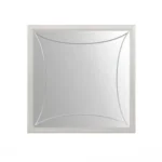 Light Gray Square Mirror