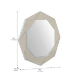 Mezzanine - Light Gray Round Mirror By Art Furniture - Image 2