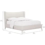 Mezzanine - 5/0 Queen Light Gray Upholstered Shelter Bed By Art Furniture - Image 4