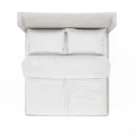 Mezzanine - 5/0 Queen Light Gray Upholstered Shelter Bed By Art Furniture - Image 3