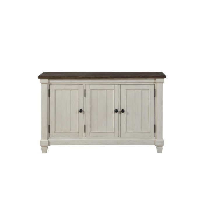 Antique White And Rosy Brown Granby Collection Server By Homelegance | Mobilia Cleopatra 3 Granby-Collection