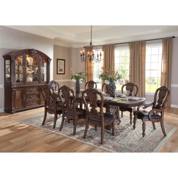 Dark Oak Bergen Collection Buffet By Homelegance - Image 6