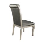 Silver Crawford Collection Side Chair Set Of 2 By Homelegance - Image 3