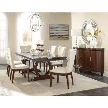 Dark cherry Oratorio Collection Side Chair By Homelegance