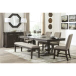 Wire brushed rustic brown Southlake Collection Side Chair Set Of 2 By Homelegance - Image 3
