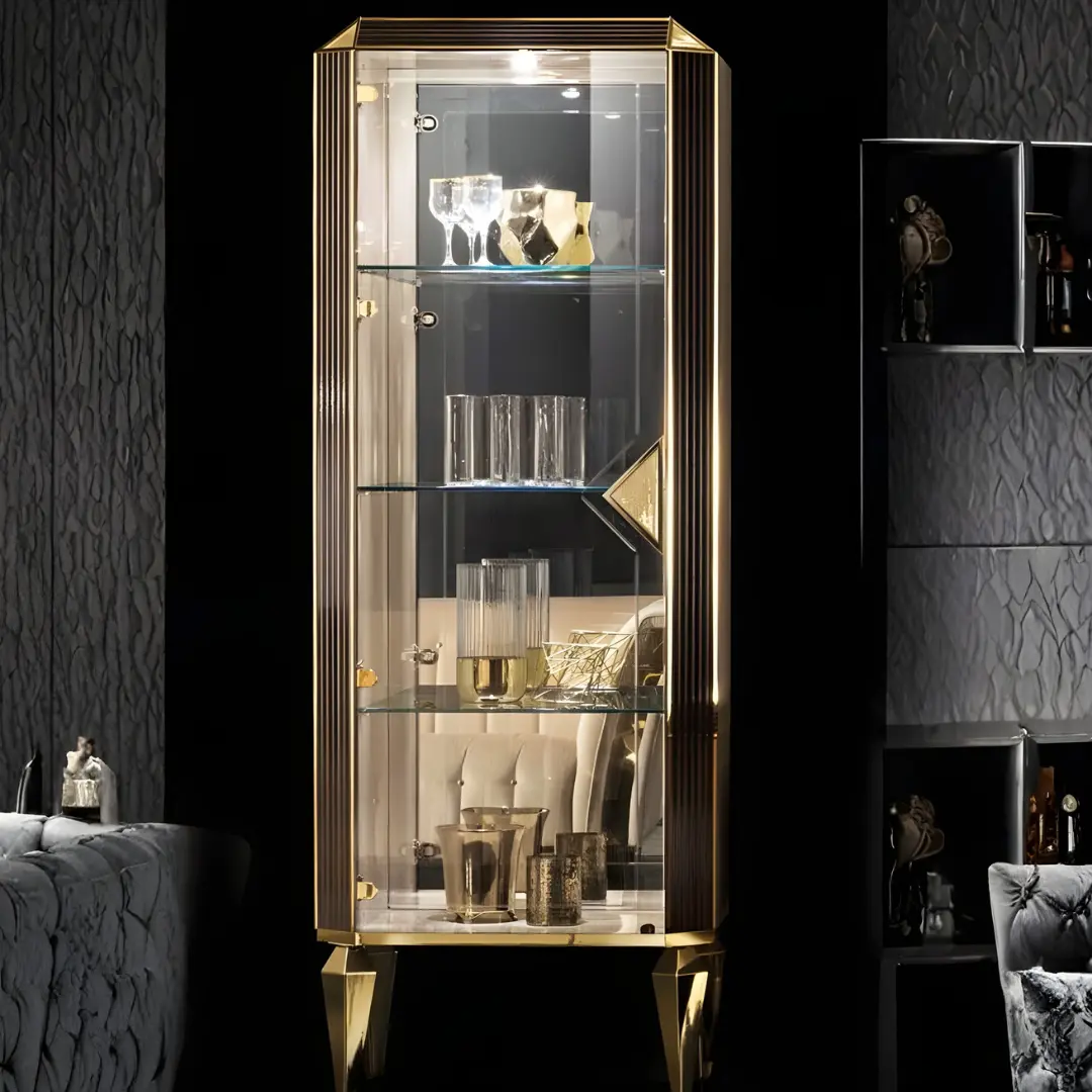 High Gloss Lacquer Mat Diamante China By Arredoclassic By Esf Furniture | Mobilia Cleopatra 3 High Gloss Lacquer Mat Diamante China by Arredoclassic