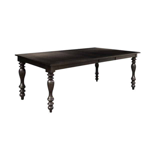 Grayish Brown Begonia Collection Dining table By Homelegance - Image 2