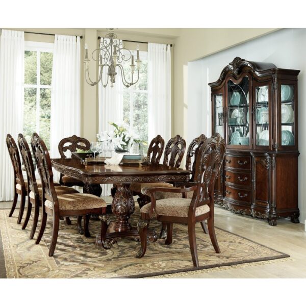Cherry Deryn Park Collection Dining table By Homelegance - Image 4