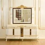 Victorian Seven Piece Dining Room Set HD-1882 By Homey Design - Image 9