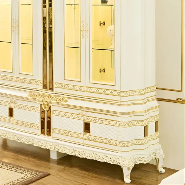 Victorian Seven Piece Dining Room Set HD-1882 By Homey Design - Image 8