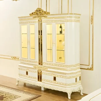 China Cabinet Vintage Finish HD-1882 By Homey Design