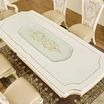 Rectangle Glass Dining Room Table HD-1882 By Homey Design