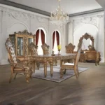 Victorian 7Pc Dining Set HD-1816 By Homey Design