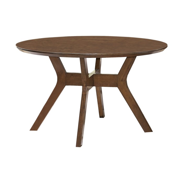 Light Oak Edam Collection Dining Table By Homelegance | Mobilia Cleopatra 3 Edam Collection