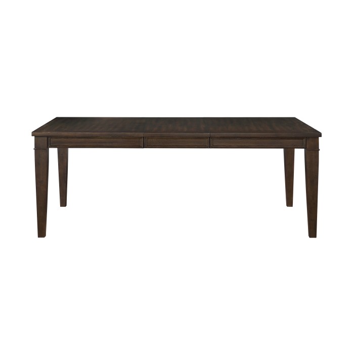 Dark Brown Makah Collection Dining Table By Homelegance | Mobilia Cleopatra 3 Makah Collection