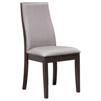 Spring Creek Upholstered Side Chairs Grey Set of 2 by Coaster Furniture