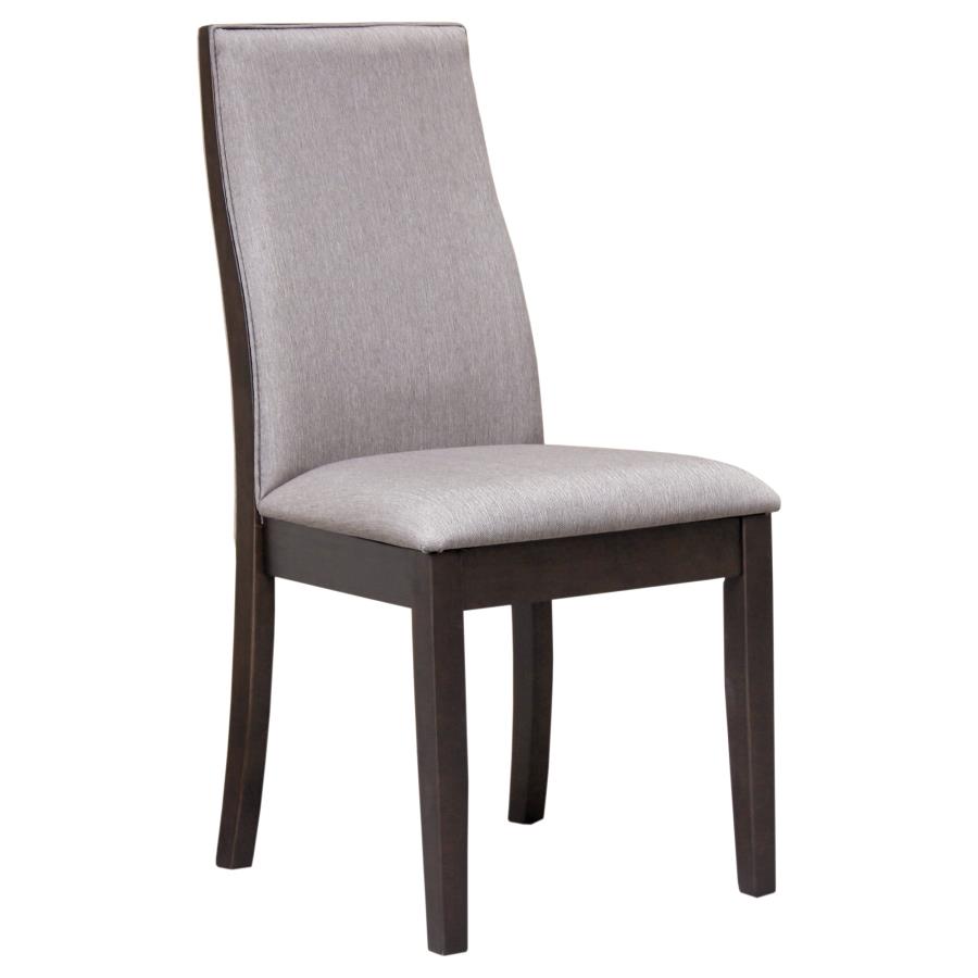 Spring Creek Upholstered Side Chairs Grey Set Of 2 By Coaster Furniture | Mobilia Cleopatra 3 Spring Creek Upholstered Side Chairs Grey Set of 2 by Coaster Furniture - Image 1