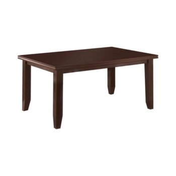 Dalila Rectangular Dining Table Cappuccino by Coaster Furniture