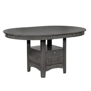 Lavon Dining Table with Storage Medium Grey by Coaster Furniture