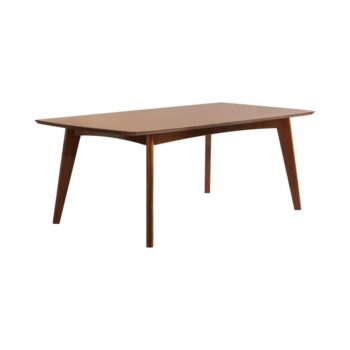 Malone Rectangular Dining Table Dark Walnut by Coaster Furniture