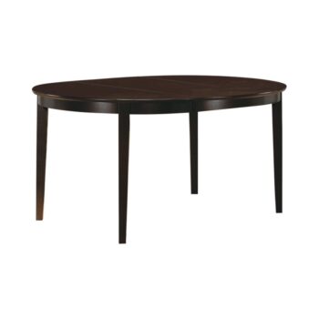 Gabriel Oval Dining Table Cappuccino by Coaster Furniture