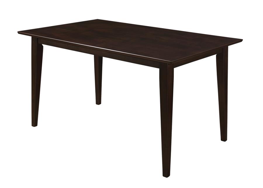 Gabriel Rectangular Dining Table Cappuccino By Coaster Furniture | Mobilia Cleopatra 3 Gabriel Rectangular Dining Table Cappuccino by Coaster Furniture - Image 1