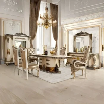 7Pc Dining Set HD-1881 By Homey Design