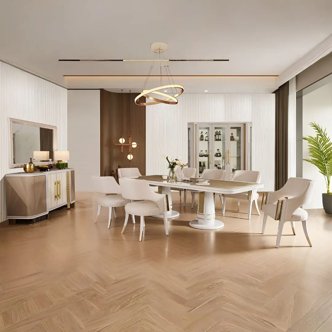 Hd-9005 – Dining Table By Homey Design | Mobilia Cleopatra 3 HD-9005 – DINING TABLE By Homey Design - Image 1